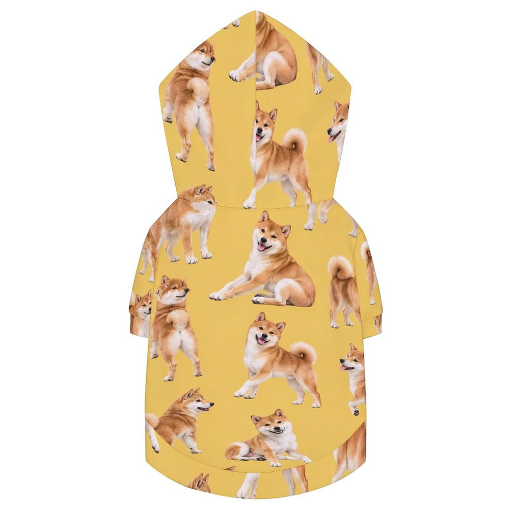 200gsm Plus Size Pet Hooded Sweatshirt(All-Over Printing)