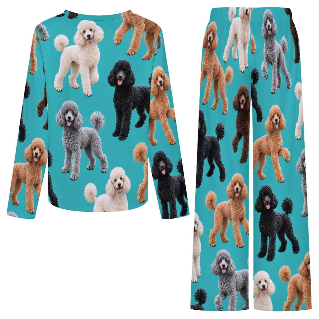 200gsm V-Neck Pajama Set(All-Over Printing)