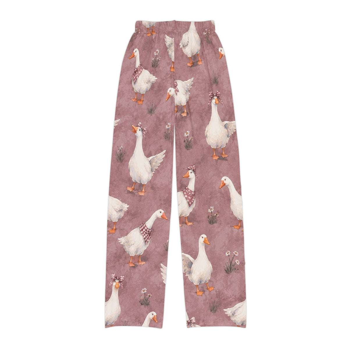 Kids Goose Print Lounge Pants — Cozy All-Over-Print Pajama Bottoms for Children