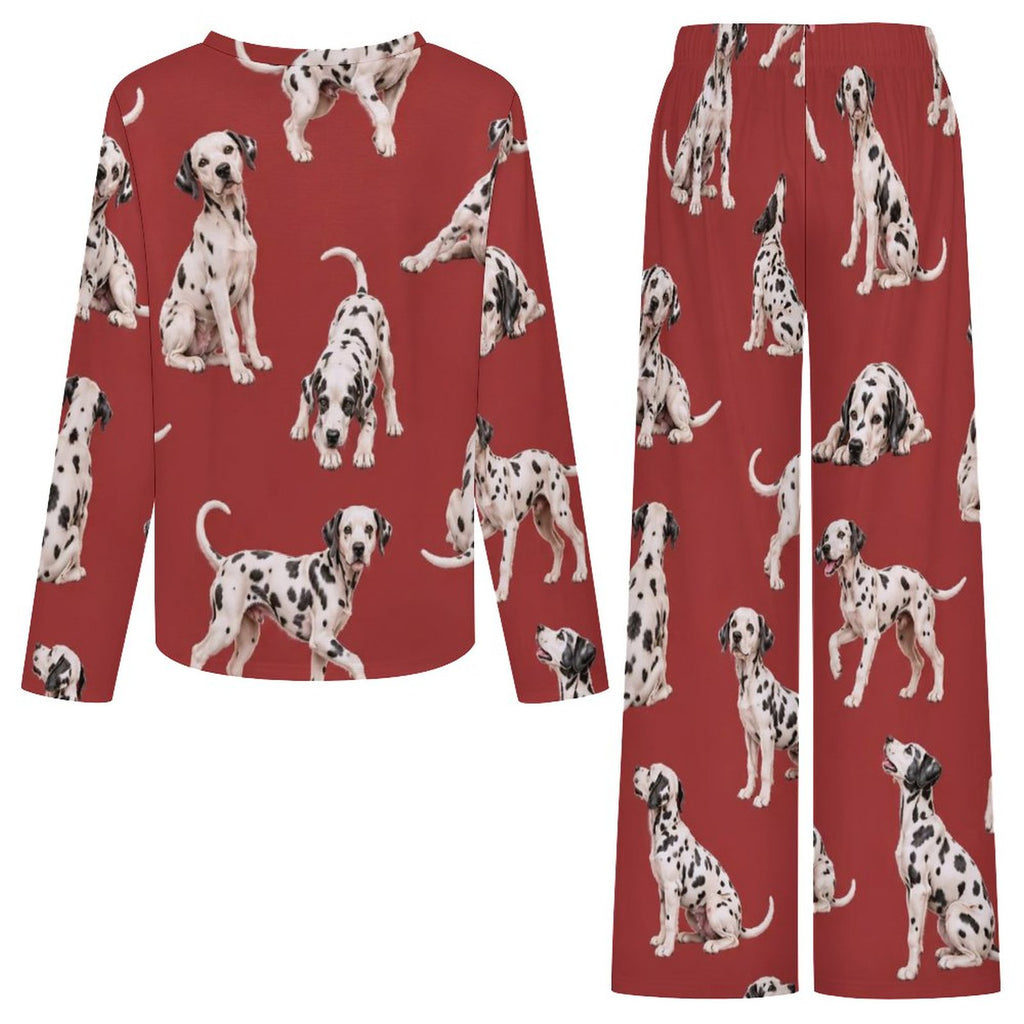 200gsm V-Neck Pajama Set(All-Over Printing)