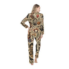 Vintage Horror Character Pajamas | Satin Sleep Set