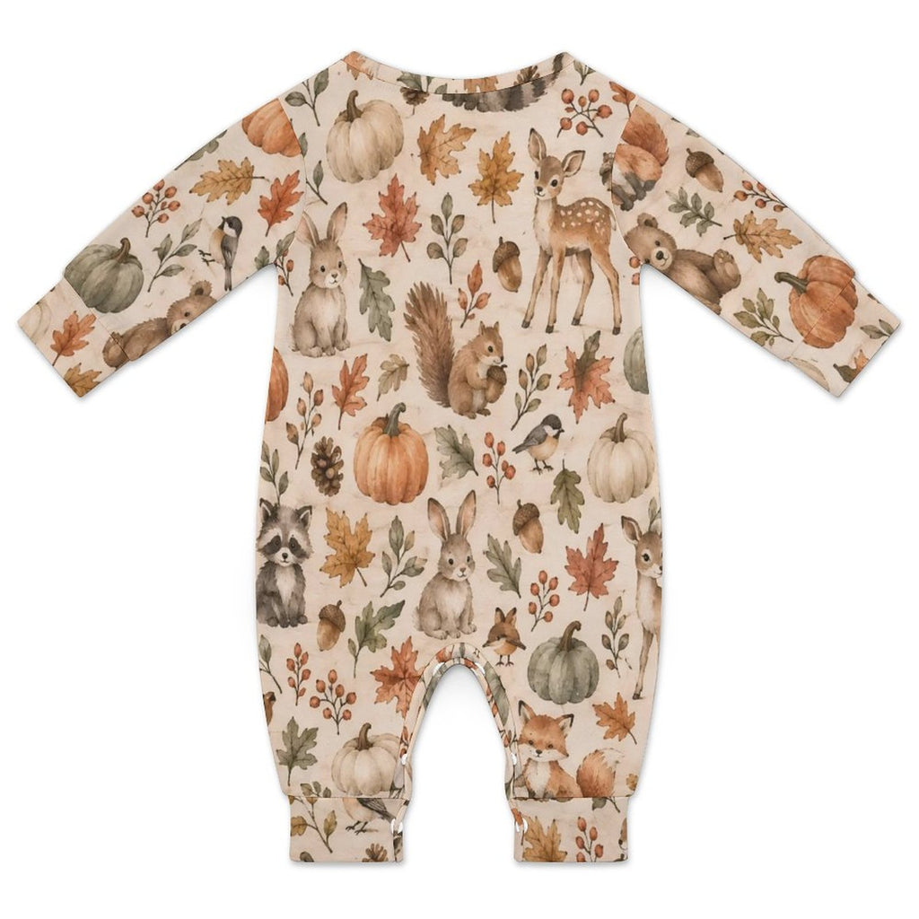 Cotton Long Sleeve Infant Bodysuit (All-Over Printing)