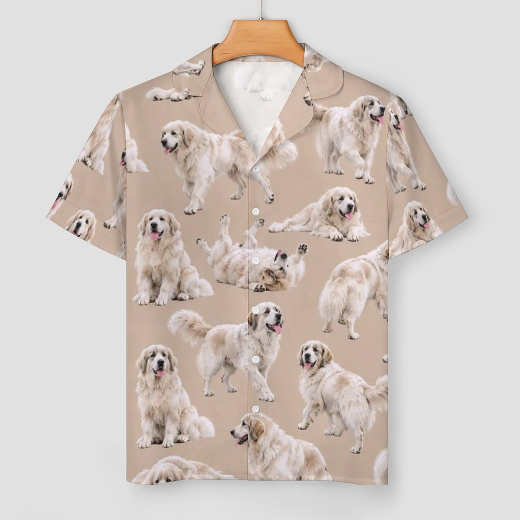 Women's Satin Cuban Collar Pajama Set(All-Over Printing)