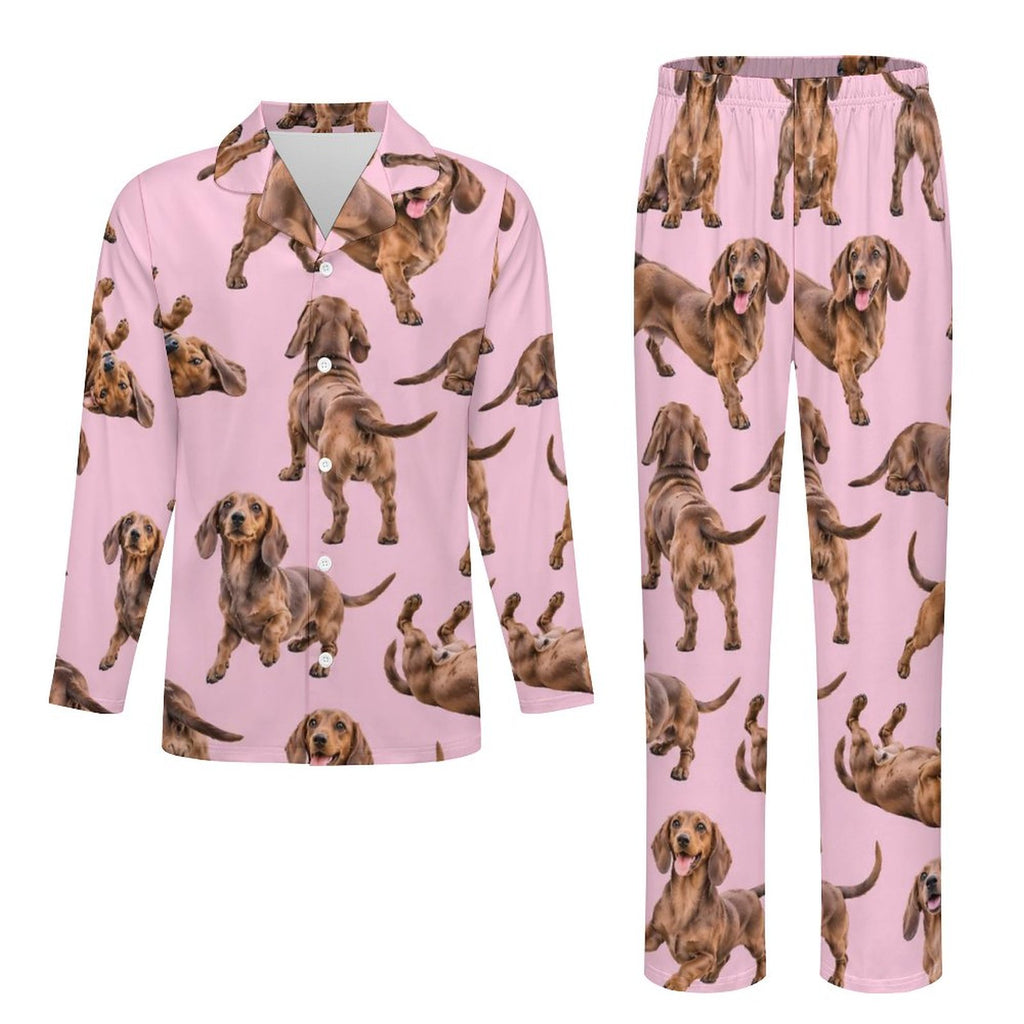 180gsm Long Sleeve Kid Pajama Set(All-Over Printing)