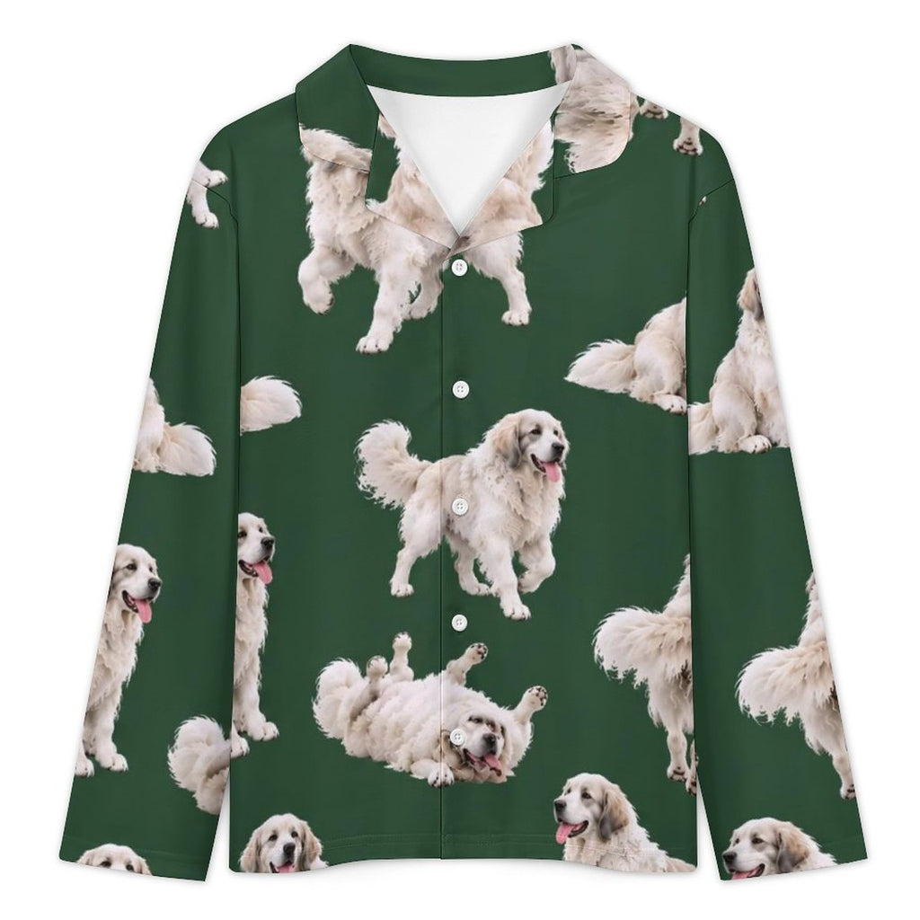 180gsm Long Sleeve Kid Pajama Set(All-Over Printing)