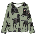 200gsm V-Neck Pajama Set(All-Over Printing)