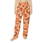 Pumpkin Pie Fall Pajama Pants — Women's Cozy Autumn Lounge Trousers