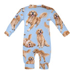 Dog Lover, Pet Owner, Cotton Long Sleeve Infant Bodysuit (All-Over Printing)