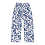 Blue pride Toile Floral with Trojan Helmet Pajama Pants | All-Over Print