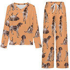 200gsm V-Neck Pajama Set(All-Over Printing)