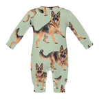 Dog Lover, Pet Owner, Cotton Long Sleeve Infant Bodysuit (All-Over Printing)