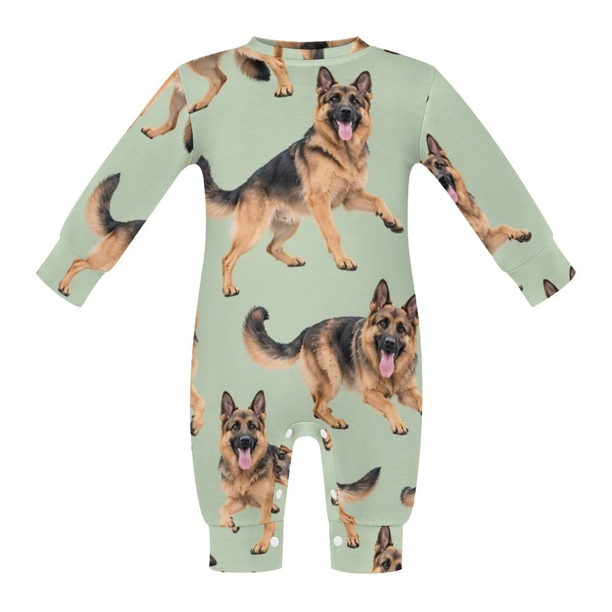Dog Lover, Pet Owner, Cotton Long Sleeve Infant Bodysuit (All-Over Printing)