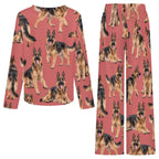 200gsm V-Neck Pajama Set(All-Over Printing)