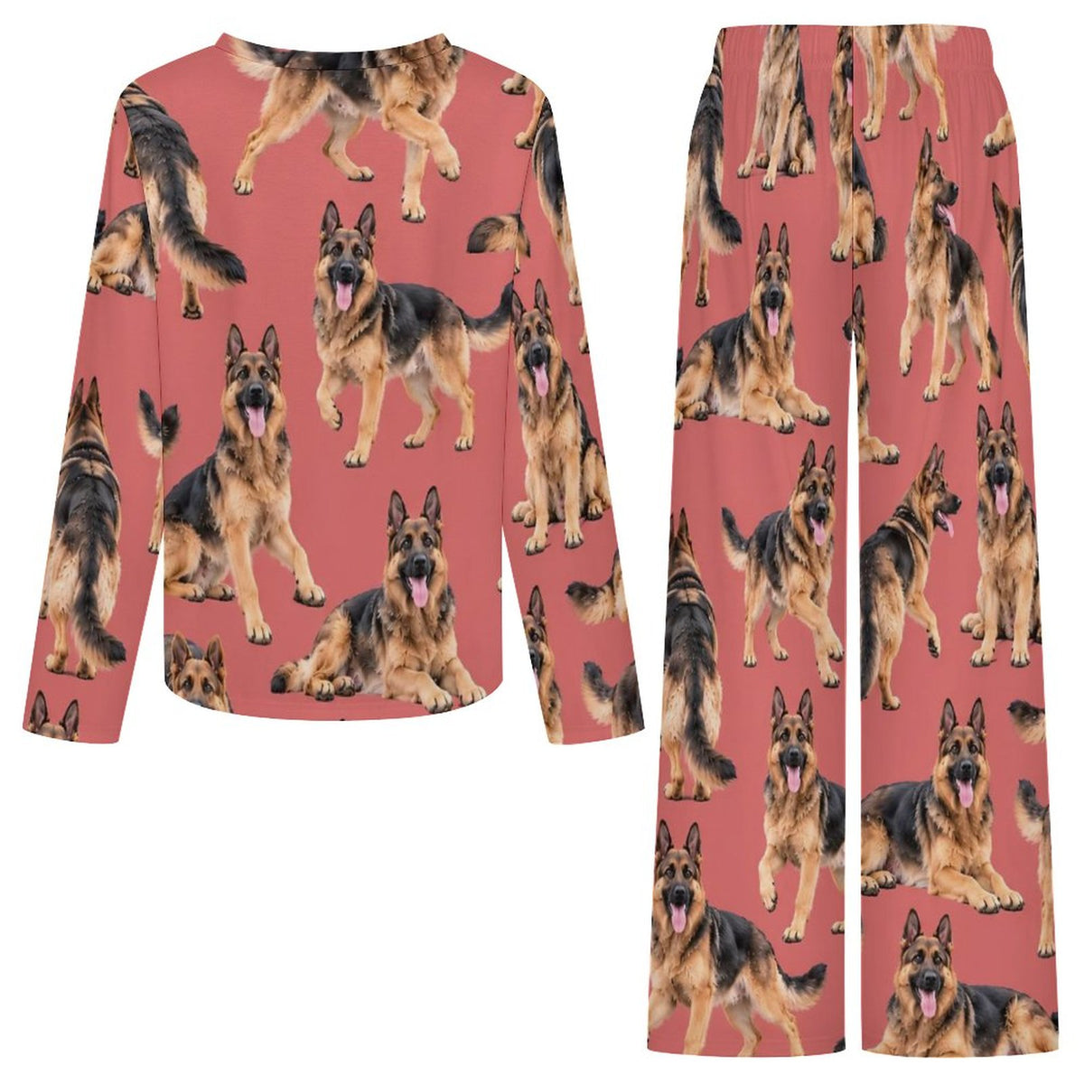 200gsm V-Neck Pajama Set(All-Over Printing)