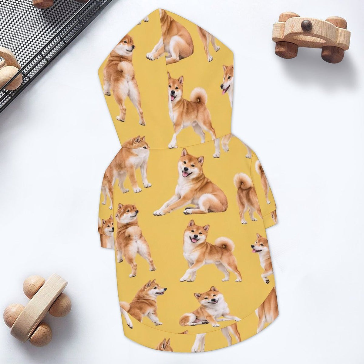 200gsm Plus Size Pet Hooded Sweatshirt(All-Over Printing)