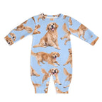 Dog Lover, Pet Owner, Cotton Long Sleeve Infant Bodysuit (All-Over Printing)