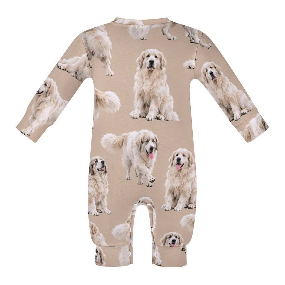 Dog Lover, Pet Owner, Cotton Long Sleeve Infant Bodysuit (All-Over Printing)