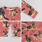 Dog Lover, Pet Owner, Cotton Long Sleeve Infant Bodysuit (All-Over Printing)