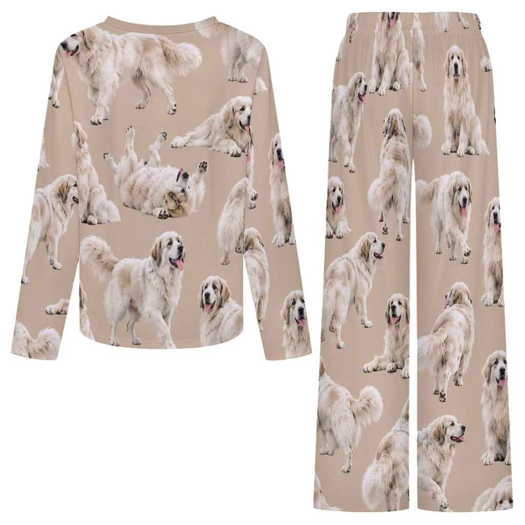 200gsm V-Neck Pajama Set(All-Over Printing)