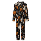 250gsm Flannel Footless Zip up Kid Jumpsuit Pajamas(All-Over Printing)