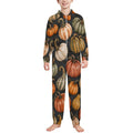 250gsm Flannel Footless Zip up Kid Jumpsuit Pajamas(All-Over Printing)