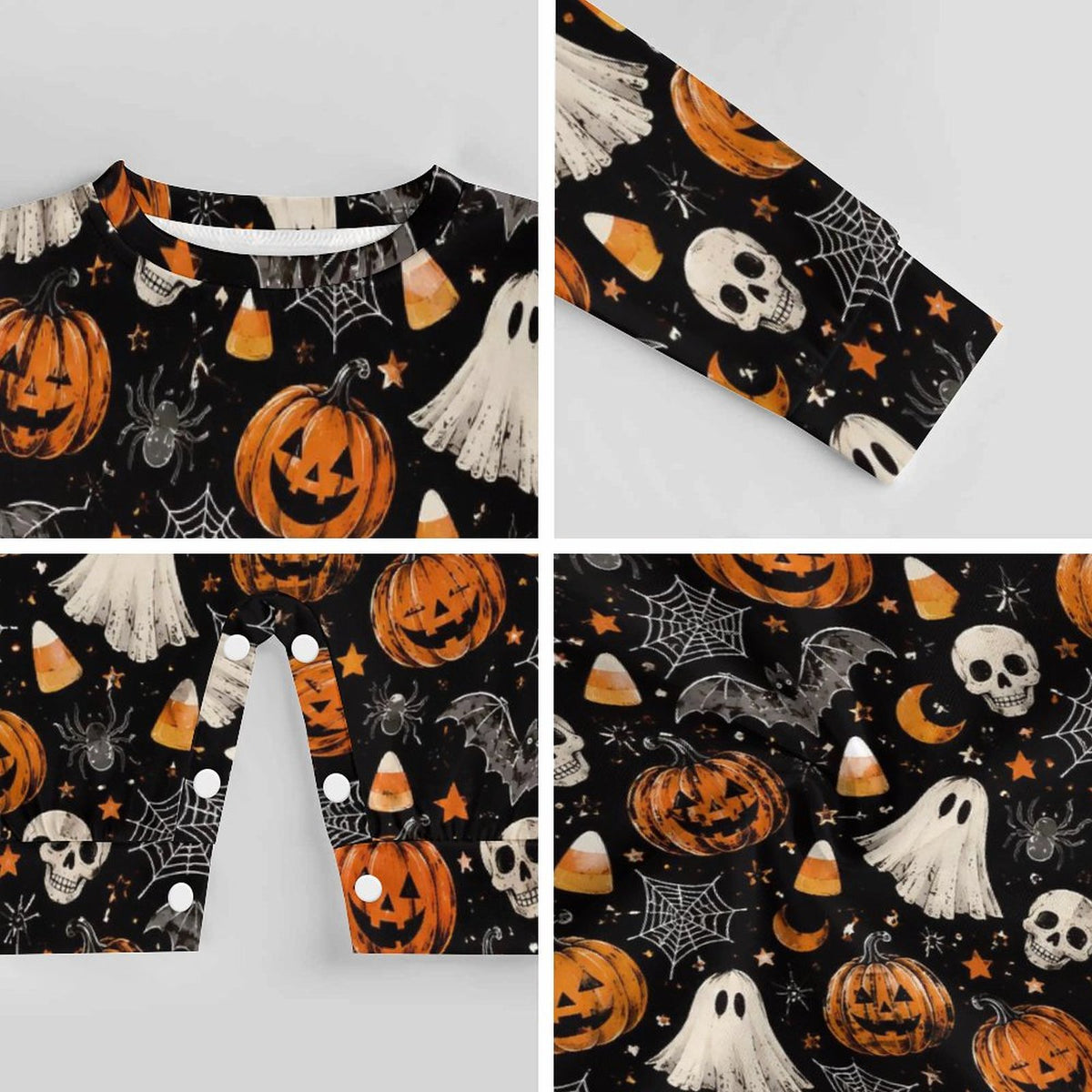 Cotton Long Sleeve Infant Bodysuit (All-Over Printing)