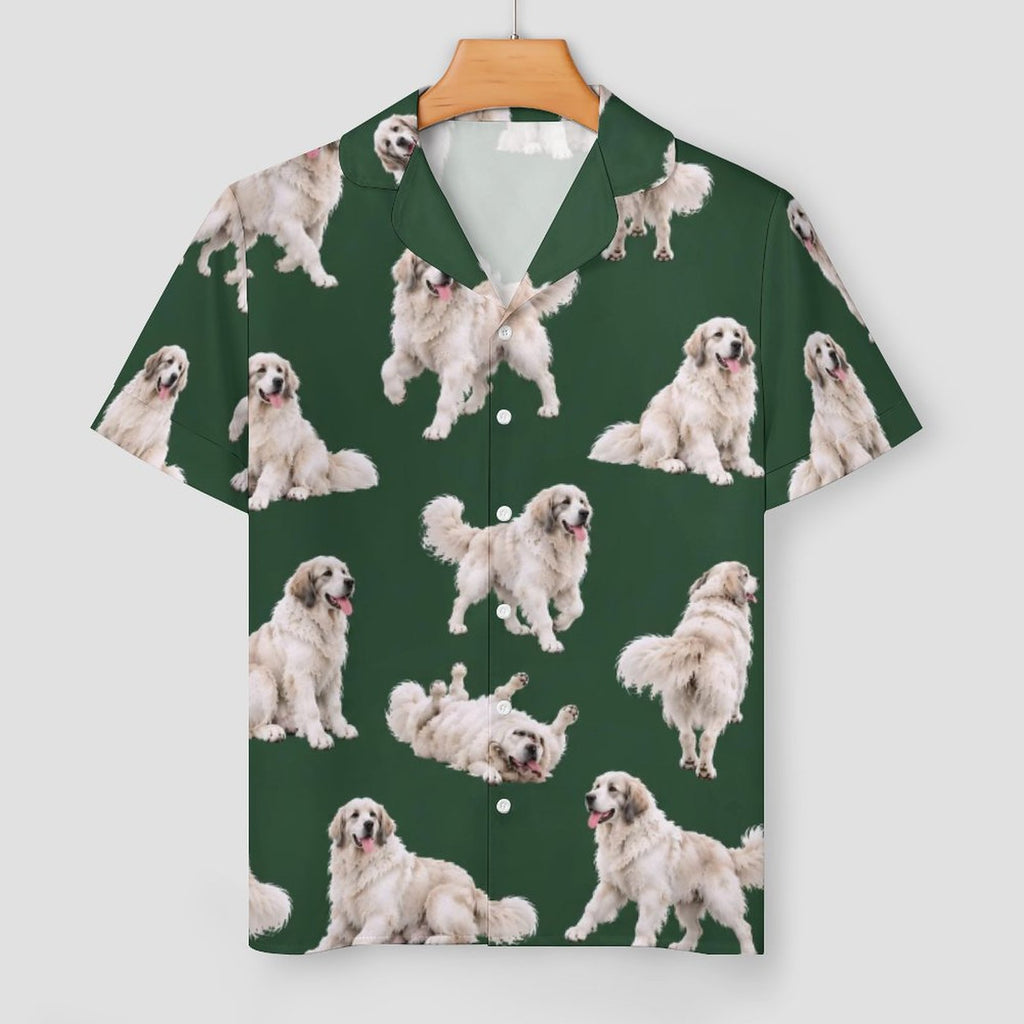 Women's Satin Cuban Collar Pajama Set(All-Over Printing)