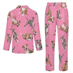 180gsm Long Sleeve Kid Pajama Set(All-Over Printing)