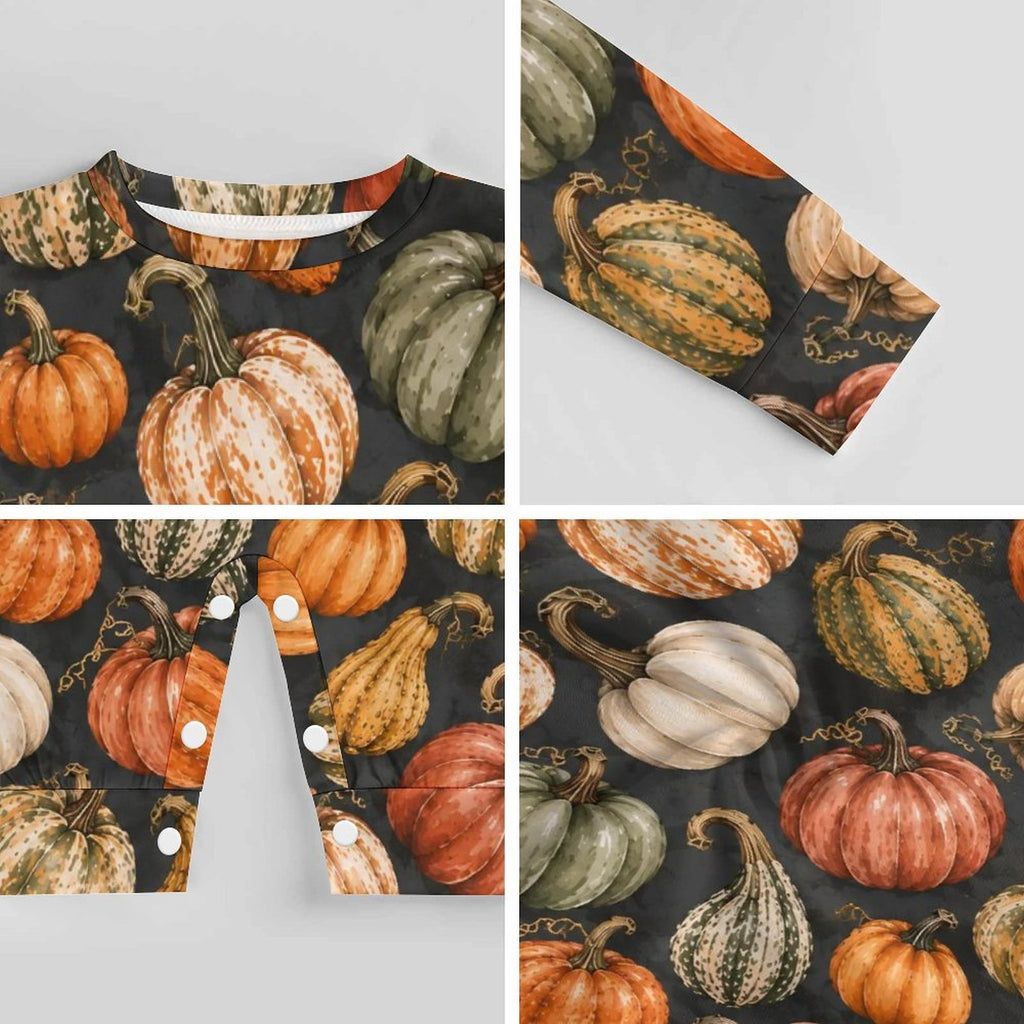 Cotton Long Sleeve Infant Bodysuit (All-Over Printing)