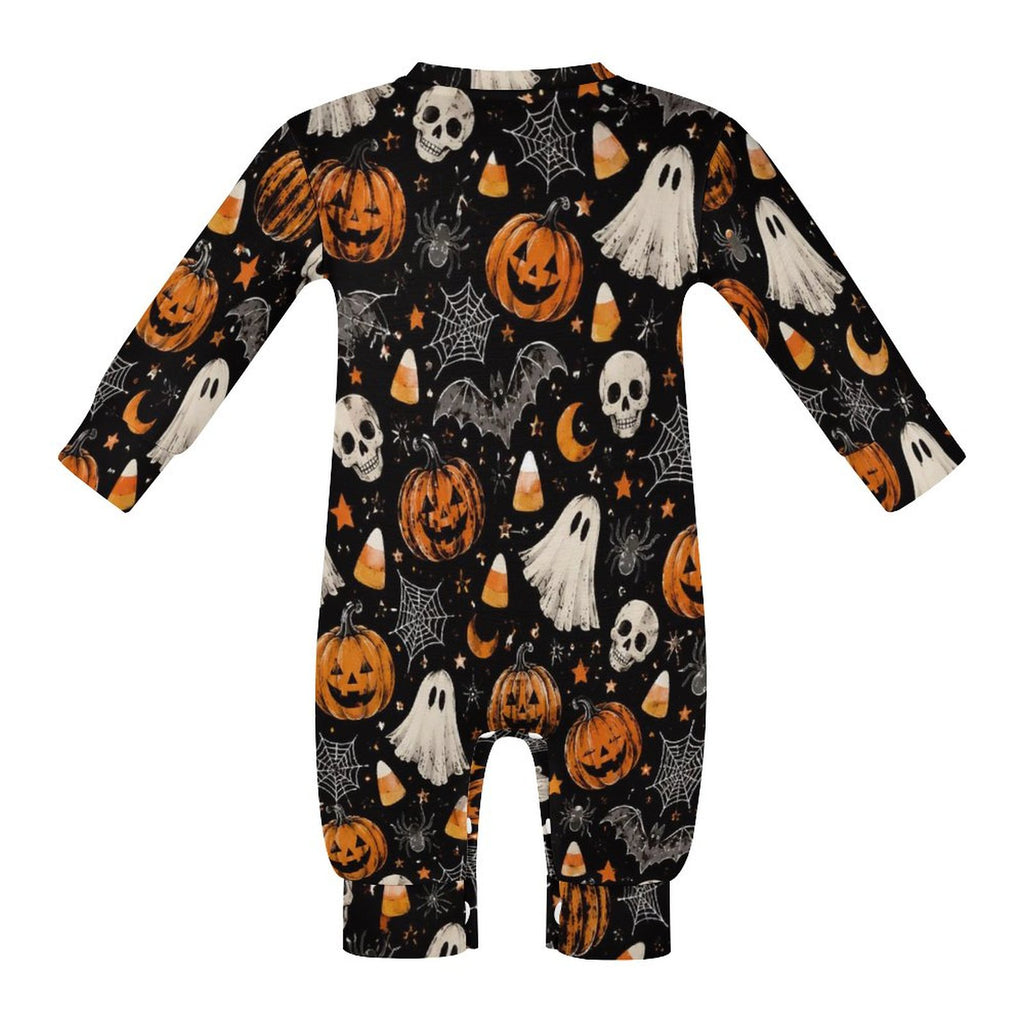Cotton Long Sleeve Infant Bodysuit (All-Over Printing)