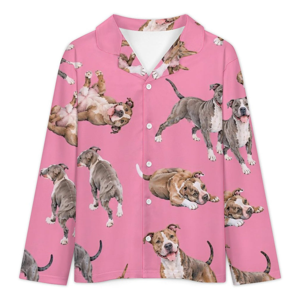 180gsm Long Sleeve Kid Pajama Set(All-Over Printing)