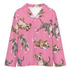180gsm Long Sleeve Kid Pajama Set(All-Over Printing)