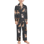 180gsm Long Sleeve Kid Pajama Set(All-Over Printing)