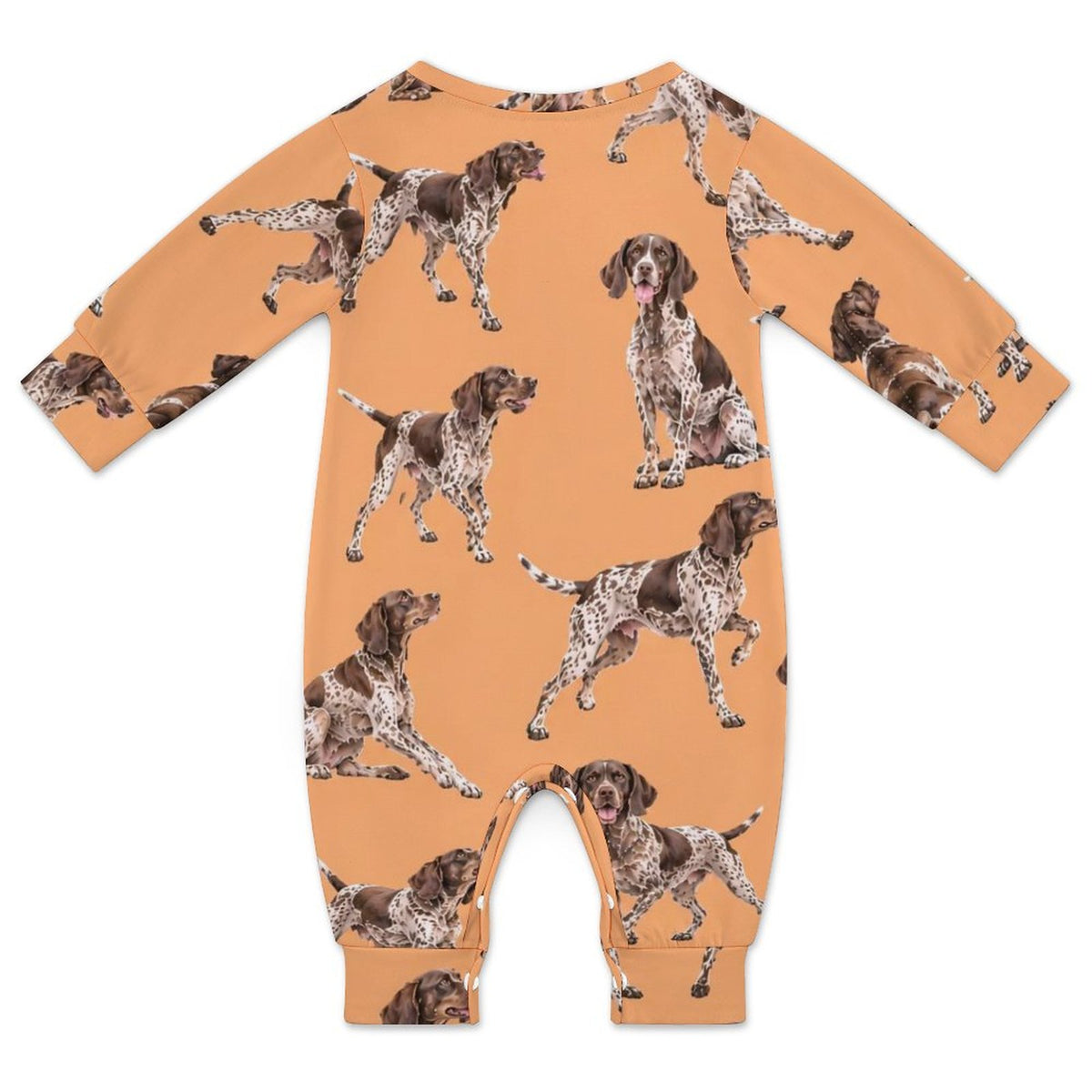 Dog Lover, Pet Owner, Cotton Long Sleeve Infant Bodysuit (All-Over Printing)