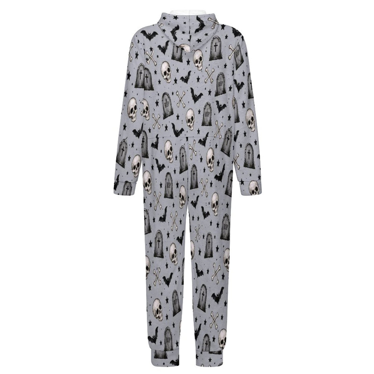 250gsm Flannel Footless Zip up Kid Jumpsuit Pajamas(All-Over Printing)