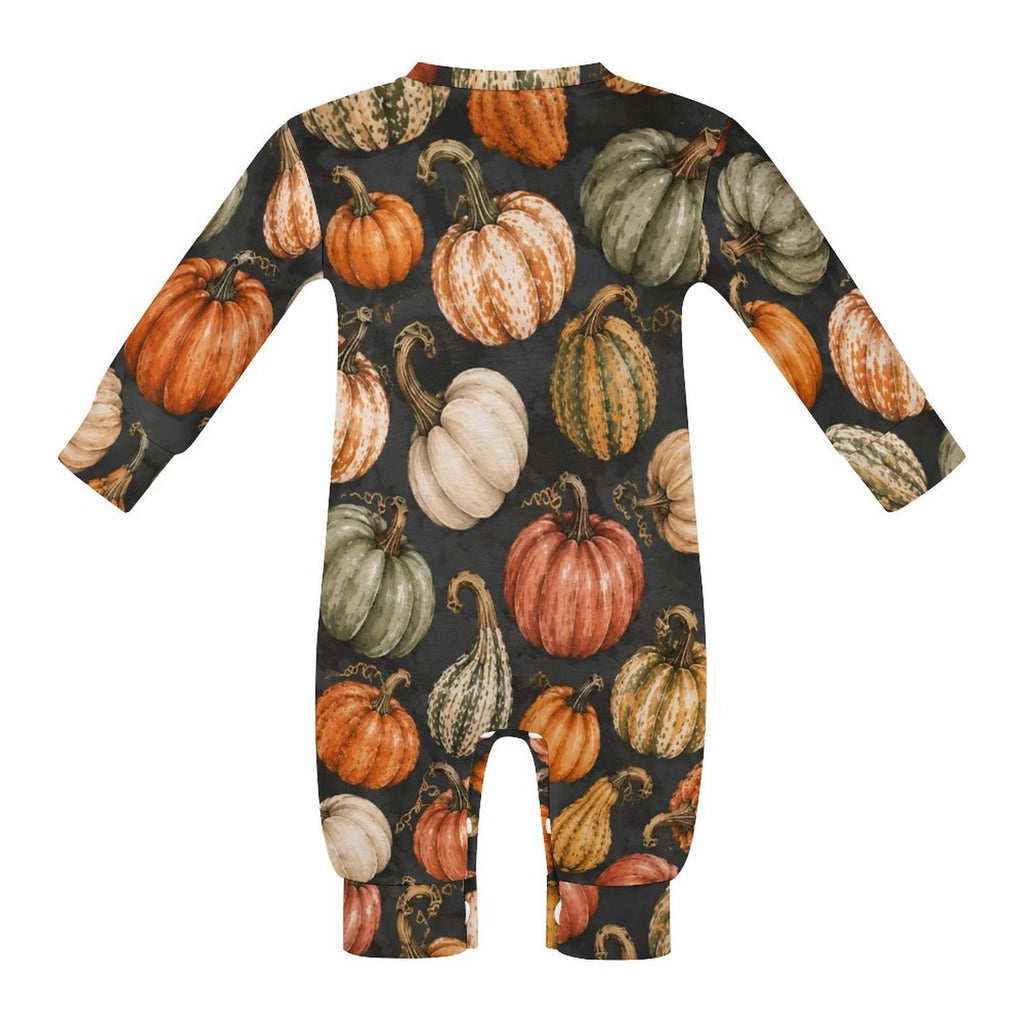 Cotton Long Sleeve Infant Bodysuit (All-Over Printing)