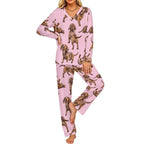 200gsm V-Neck Pajama Set(All-Over Printing)