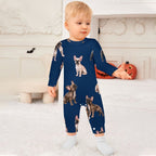 Dog Lover, Pet Owner, Cotton Long Sleeve Infant Bodysuit (All-Over Printing)