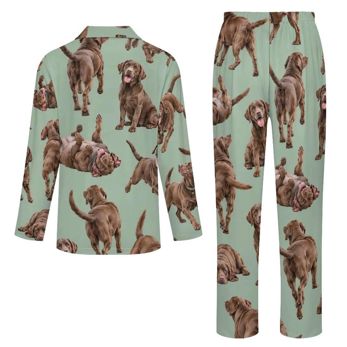 180gsm Long Sleeve Kid Pajama Set(All-Over Printing)