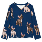 200gsm V-Neck Pajama Set(All-Over Printing)