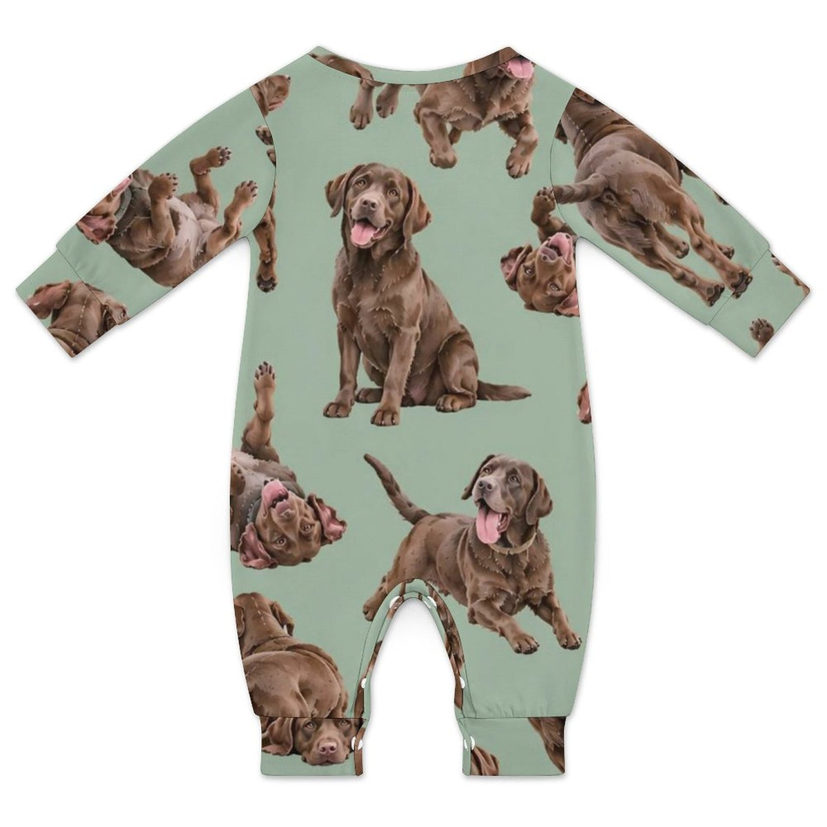 Dog Lover, Pet Owner, Cotton Long Sleeve Infant Bodysuit (All-Over Printing)