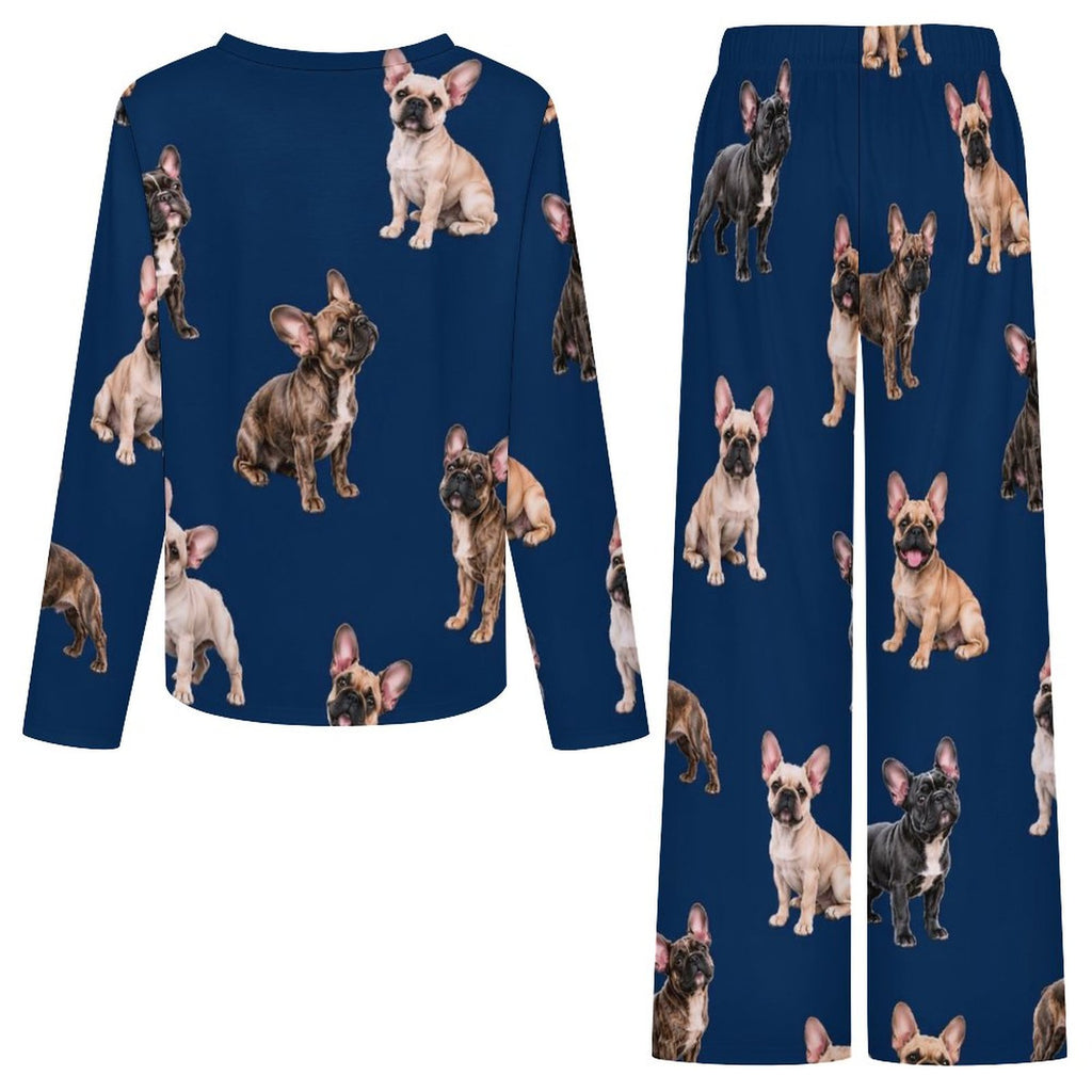 200gsm V-Neck Pajama Set(All-Over Printing)