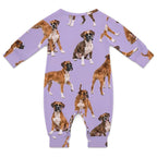 Dog Lover, Pet Owner, Cotton Long Sleeve Infant Bodysuit (All-Over Printing)