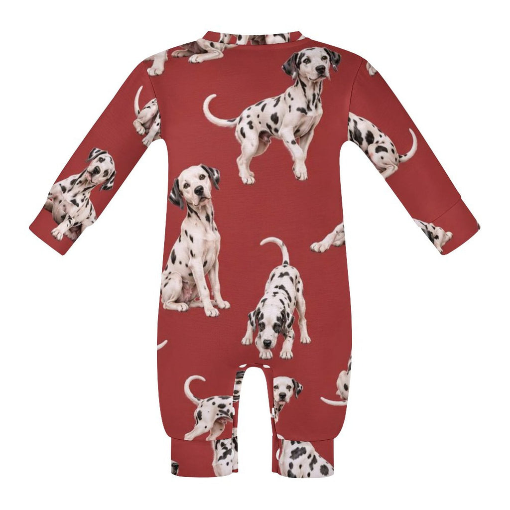 Dog Lover, Pet Owner, Cotton Long Sleeve Infant Bodysuit (All-Over Printing)