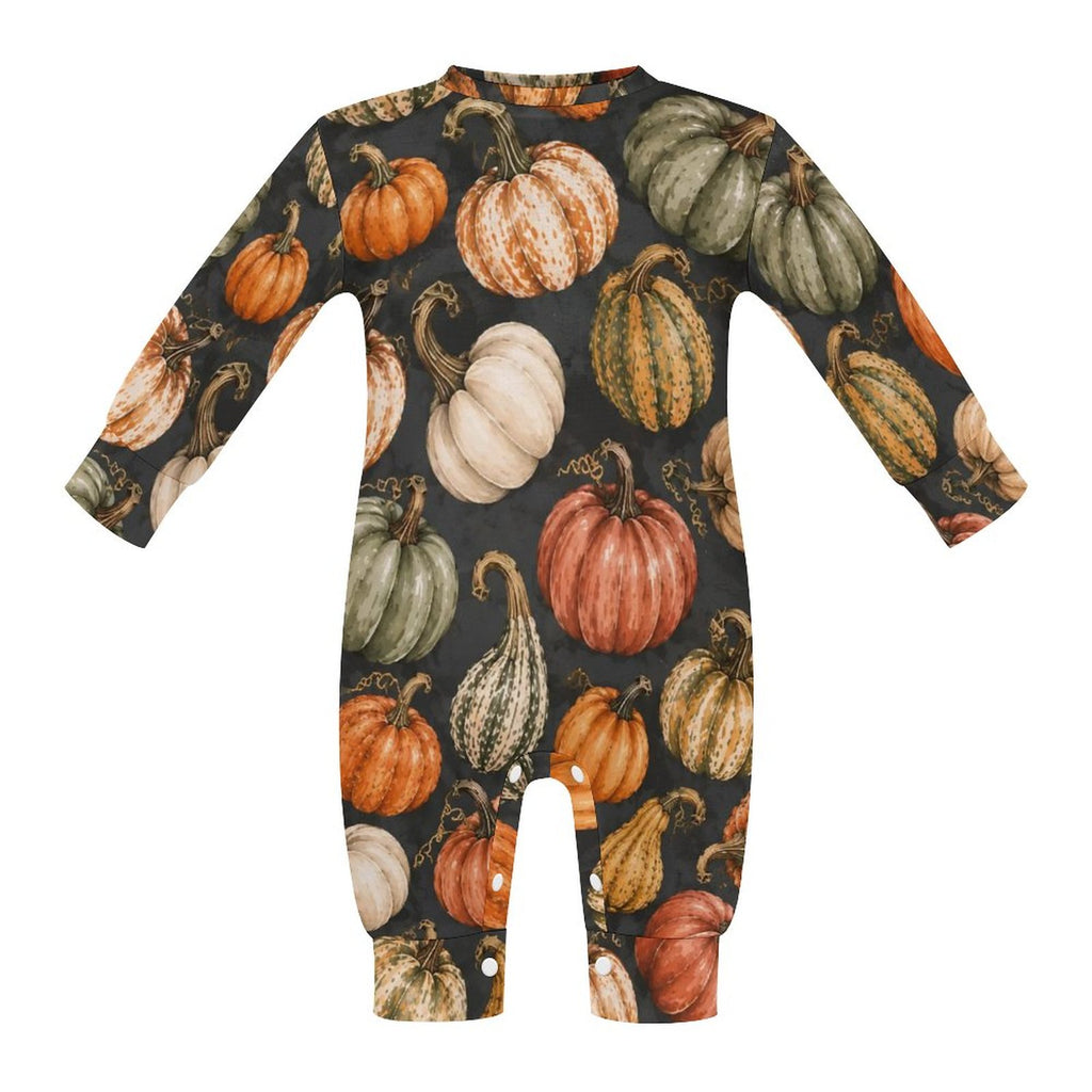 Cotton Long Sleeve Infant Bodysuit (All-Over Printing)