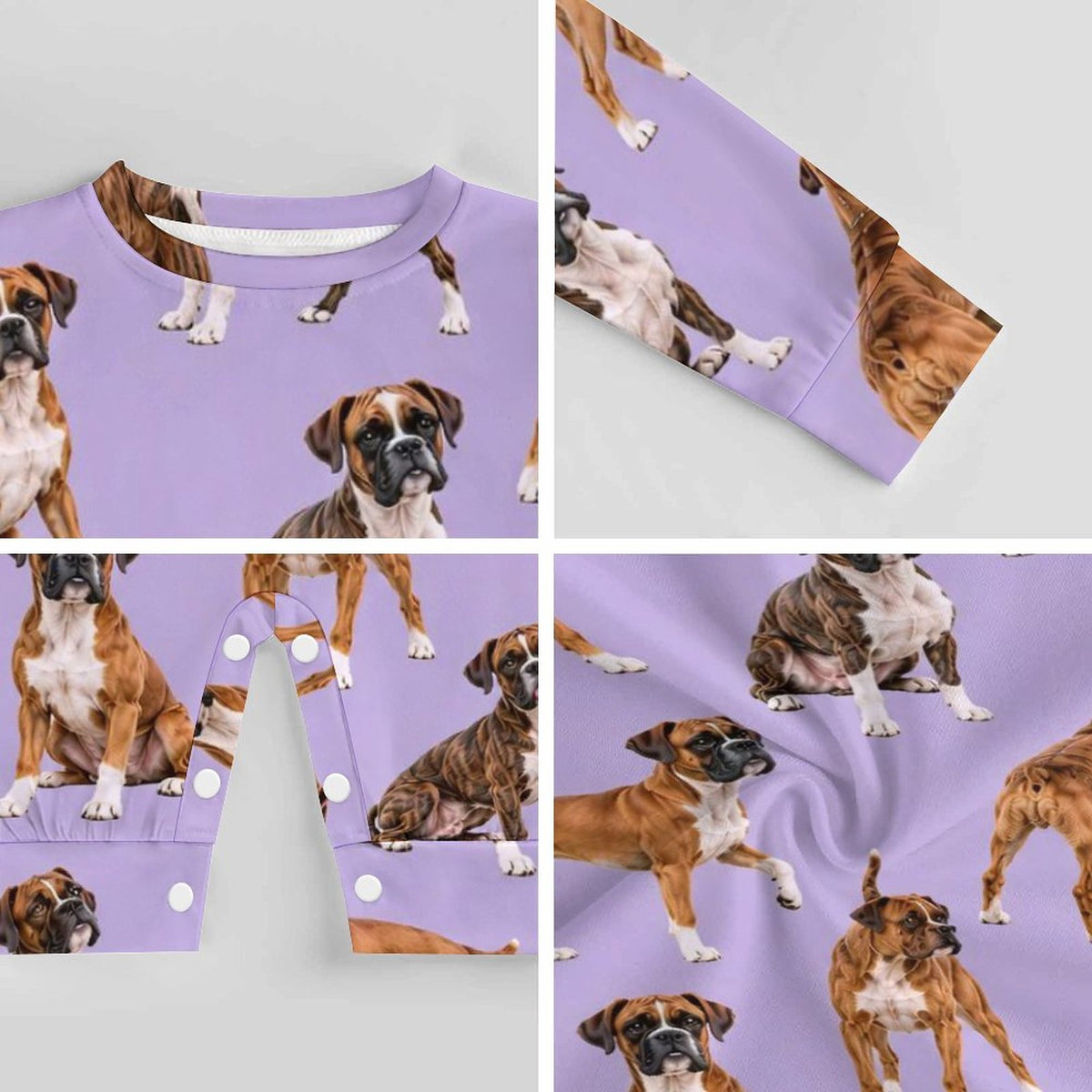 Dog Lover, Pet Owner, Cotton Long Sleeve Infant Bodysuit (All-Over Printing)
