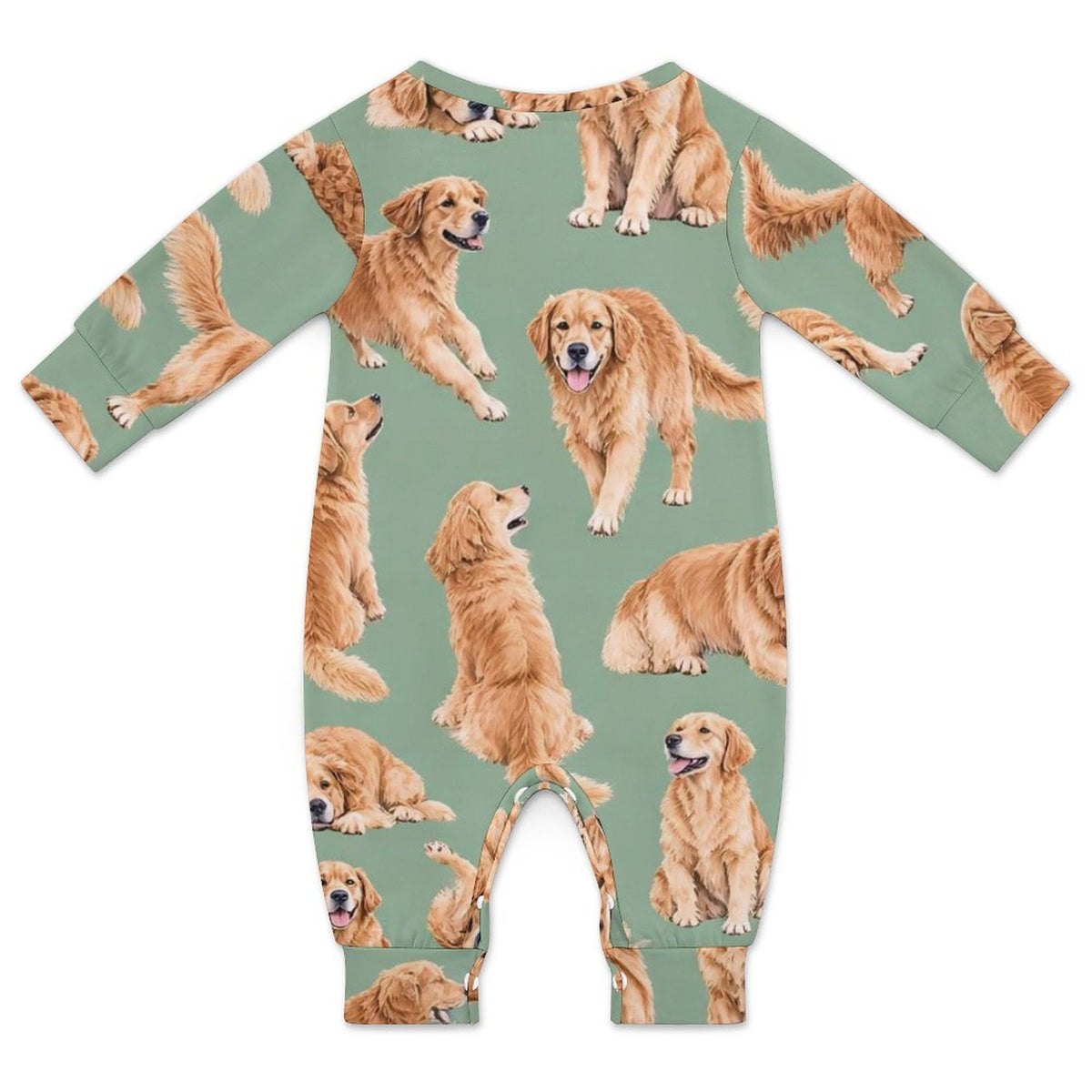 Dog Lover, Pet Owner, Cotton Long Sleeve Infant Bodysuit (All-Over Printing)