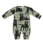 Dog Lover, Pet Owner, Cotton Long Sleeve Infant Bodysuit (All-Over Printing)