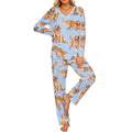 200gsm V-Neck Pajama Set(All-Over Printing)