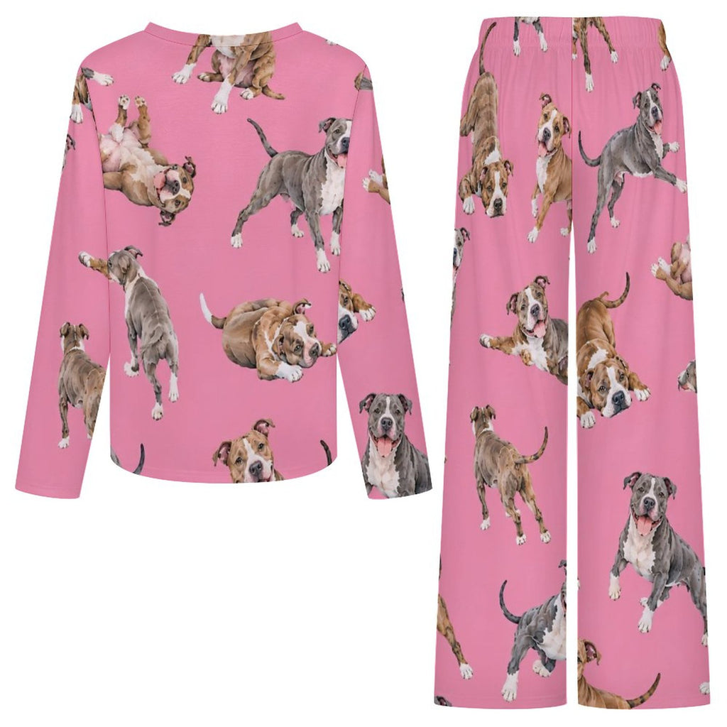 200gsm V-Neck Pajama Set(All-Over Printing)